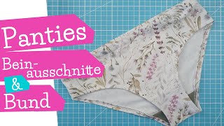 Panties nähen ohne Wäschegummi  Jersey Unterhose nähen  Panty nähen  DIY Nähanleitung  mommymade [upl. by Enilarac]