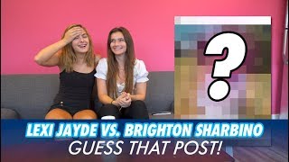 Lexi Jayde vs Brighton Sharbino  Guess That Post [upl. by Einwahr]