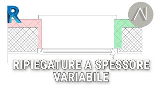 Revit Realizzare uno strato di isolante a spessore variabile [upl. by Mllly]