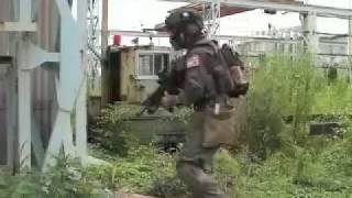 Indoor combat 100vs100 IRENE7th air soft JAPAN [upl. by Vivle]