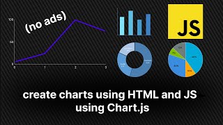 Create Charts using HTML and JS  using Chart js [upl. by Silvia]