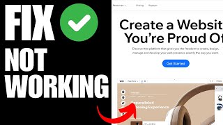 Wix Website Not Working  How To Fix [upl. by Starlene728]