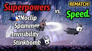 Hollow Knight  Speedrunner vs 4 Hunters with Superpowers REMATCH [upl. by Aizat171]