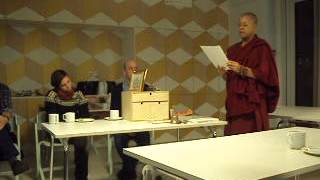 Ani Chimey Karma Yönten Ling  Domkyrkoforum Lund Speech by HH Karmapa  Mars 2014 [upl. by Anitsrihc]