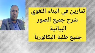 تمارين في البناء اللغوي، شرح جميع الصور البيانية  جميع المستويات [upl. by Mcdermott]