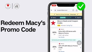 How to Redeem Macys Promo Code 2024 HUGE DEALS [upl. by Alexei]