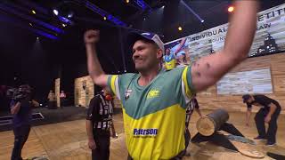 Hot Saw Laurence O‘Toole AUS  Liverpool UK 2018  STIHL Timbersports® [upl. by Yard]