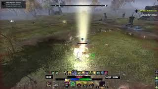 ESO  StaminaTemplar PvP Gameplay  U40 [upl. by Enaamuj]