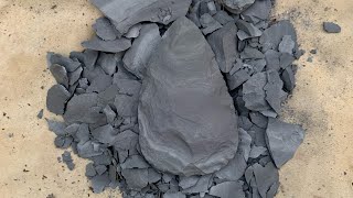 Flintknapping a Porcellanite HandAxe [upl. by Jefferey]