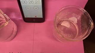 3  Antacid Tablet Reaction in Hot amp Cold Water [upl. by Poppas]