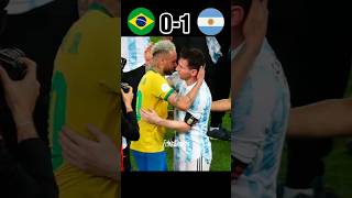 Brazil vs Argentina 2021 Copa America final football shorts [upl. by Haik841]