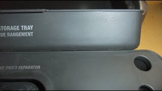 Breville 870XL DripTray Cleaning in the Dishwasher [upl. by Esiuole]