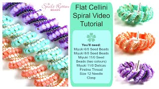 Flat Cellini Spiral Video Tutorial [upl. by Cullen]