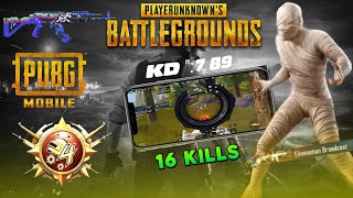 JERRY🥶😱16 kills Me 👑〽️Agressive Kills Best iPhone 8 Plus Available ❤️proplayerpubgm pubgpubgmobil [upl. by Ysset238]