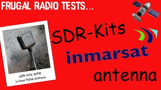 SDRKits frugal Lband Inmarsat patch antenna review decoding CPDLC ADSC with RTLSDR v3 dongle [upl. by Aicekal]