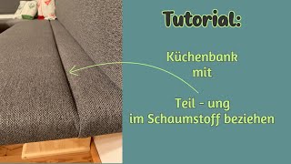 Sitzgarnitur aufpeppen  Einzug selber beziehen mit diesem DIY Hack [upl. by Elvina274]