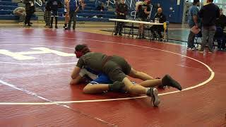 Worcester Wrestling  Fionn McDonald vs Quabbin JV 1 [upl. by Sonnie]