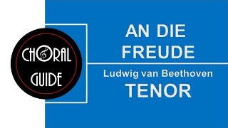 An die Freude  TENOR  L Beethoven [upl. by Hanid]