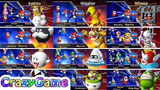 Mario Party 9 Complete All Boss Battles [upl. by Pish357]