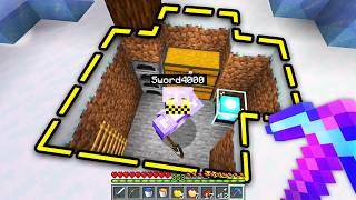 The Most Secret SNOW Base in Minecraft Hide Or Hunt [upl. by Ivanna537]