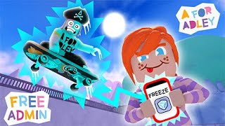 NEW A for ADLEY FREE ADMiN ROBLOX Official Trailer HACK GAME amp be a RAiNBOW GHOST The floor is LAVA [upl. by Esiuqcaj]