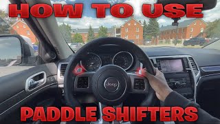 HOW TO USE PADDLE SHIFTERS IN A SRT JEEP TRACKHAWKHELLCAT [upl. by Mapel]