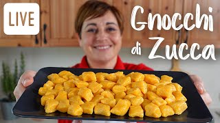 GNOCCHI DI ZUCCA FATTI IN CASA Ricetta Facile in Diretta  Fatto in Casa da Benedetta [upl. by Rebecka]