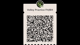 PickleDrill 7 Volley Practice FH BH [upl. by Enirod]