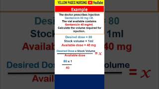 Drug volume calculation made easy  Exam tips and Tricks  NCLEX questions  NURSE [upl. by Rinee]