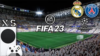 FIFA 23  Xbox Series S Gameplay  Real Madrid v PSG  UEFA Champions League [upl. by Constantia]