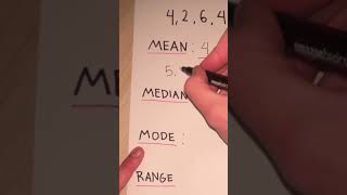 Mean median mode range [upl. by Nnylaehs]