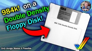 How Amiga DiskSpare Saved 984k on a DD Floppy Disk [upl. by Ramak847]