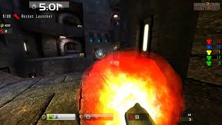 Quake Live mfactor vs GNiK  Aerowalk  Duel [upl. by Holmun]