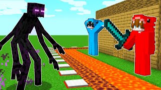 Enderman Mutante VS La Casa Más Segura de Minecraft [upl. by Yrakaz]