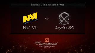 NaVi vs ScytheSG  Chinese Commentary  Dota 2 International [upl. by Austin]