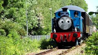 Thomas big adventure departing Peterborough Nene Valley Railway [upl. by Yenrab]