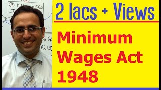 Introduction to Minimum Wages Act 1948 Video1  for CS CMA amp LLB [upl. by Odragde24]