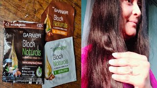 Garnier Black Naturals Hair Color Natural Brown 40Hair Color Glamघर पर कैसे बालो को कलर करे [upl. by Chisholm]