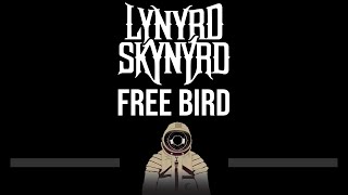 Lynyrd Skynyrd • Free Bird CC 🎤 Karaoke Instrumental Lyrics [upl. by Eneloc327]