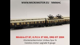 NM064C Minitrix ET 87 [upl. by Darren379]