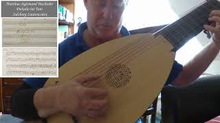 Matthias Siegismund Biechteler Preludio 6ti Toni for the baroque lute [upl. by Annehcu]