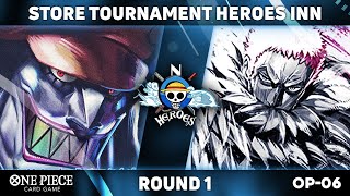 HODY JONES VS KATAKURI  STORE TOURNAMENT HEROES INN  noHEROES  ONE PIECE TCG  OP06 [upl. by Titos]