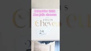 Calendrier 2024 mes jolis cheveux calendrierdelavent shortvideo calendrier2024 cheveux [upl. by Houser]