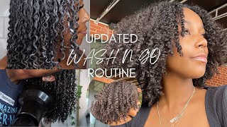 WASH N GO ROUTINE on 3C4A HAIR  DEFINED CURLS  VOLUME  HIGH POROSITY FRIENDLY [upl. by Ier]