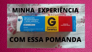 MINHA EXPERIÊNCIA COM A POMADA DIPROPIONATO DEBETAMETASONA ÁCIDO SALICÍLICO [upl. by Ivad]