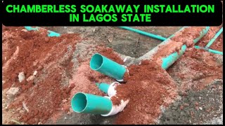 Lagos This Is How He Successfully Installed Chamberless Plumbing Pipe To Soakaway In This House [upl. by Enaht]