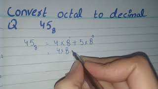 Convert Octal to Decimal Convert Octal into Decimal [upl. by Yenruoj]