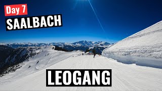 Saalbach day 7  Skiing Leogang one last time [upl. by Novaj]