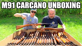 Italian M91 Carcano Calvary Carbine Unboxing [upl. by Domph]