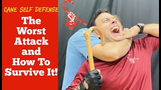 Cane Self Defense The Worst Attack and How To Survive It [upl. by Karli]